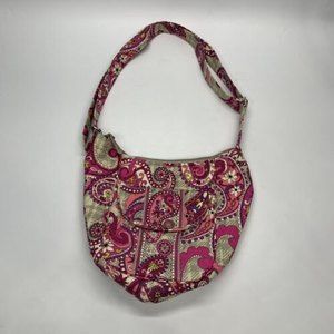 VERA BRADLEY CLARE IN PAISLEY MEETS PLAID CROSSBODY BAG